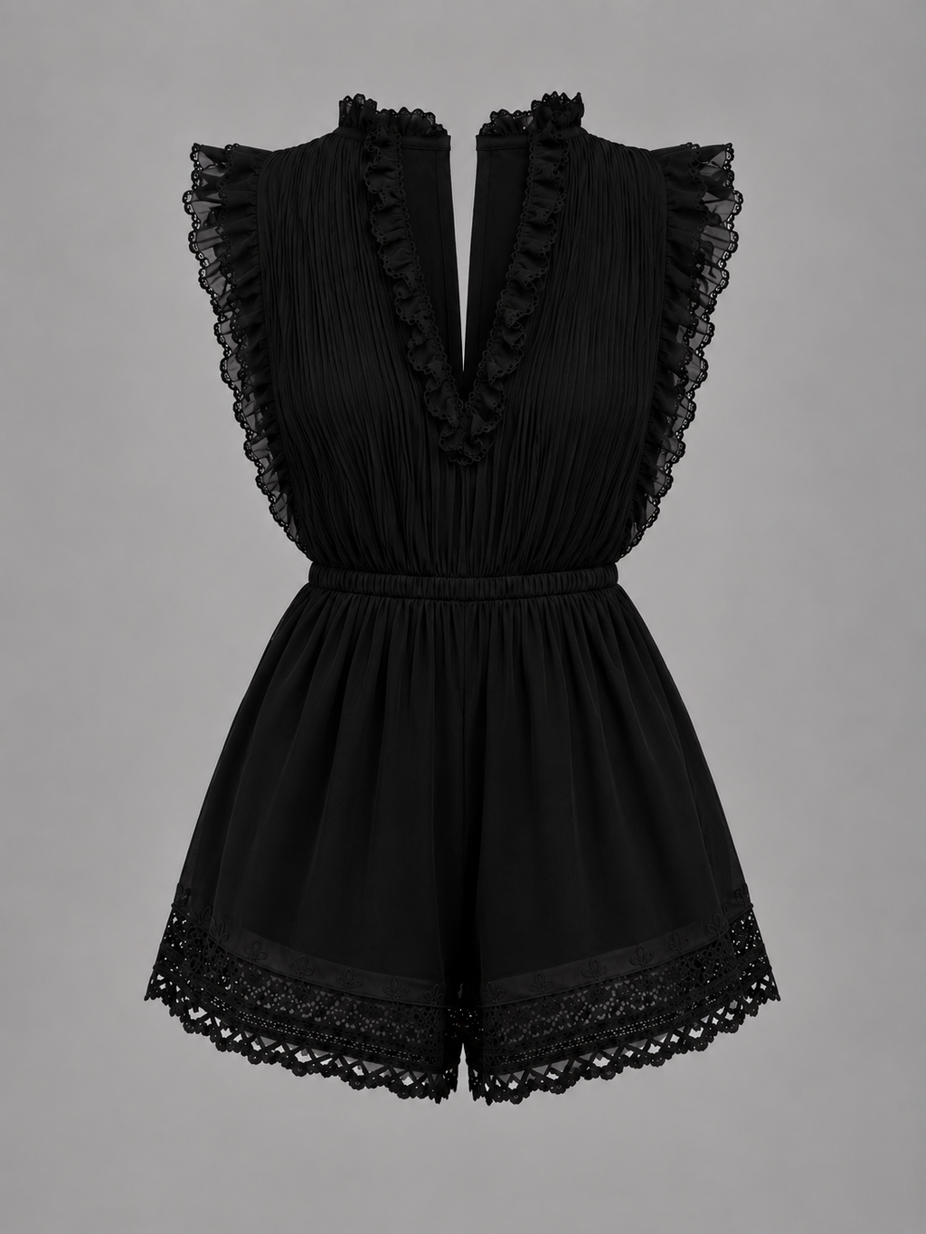 Mono Halter Plisado