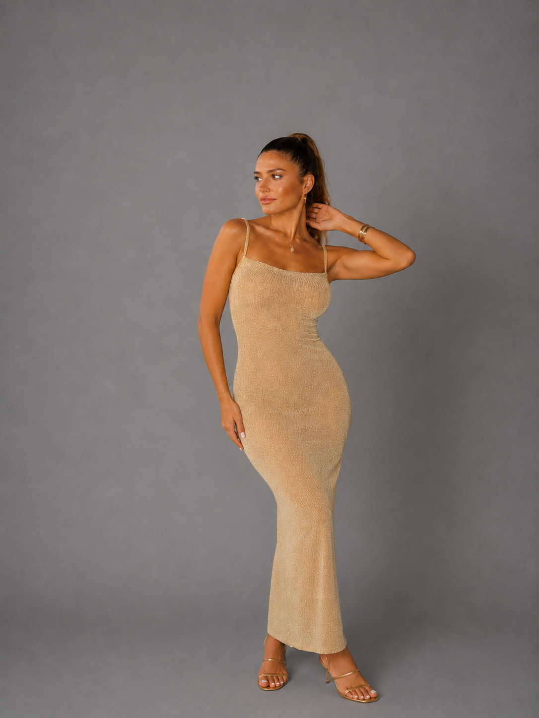 Vestido Punto Lurex