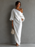 Vestido Maxi One-Shoulder