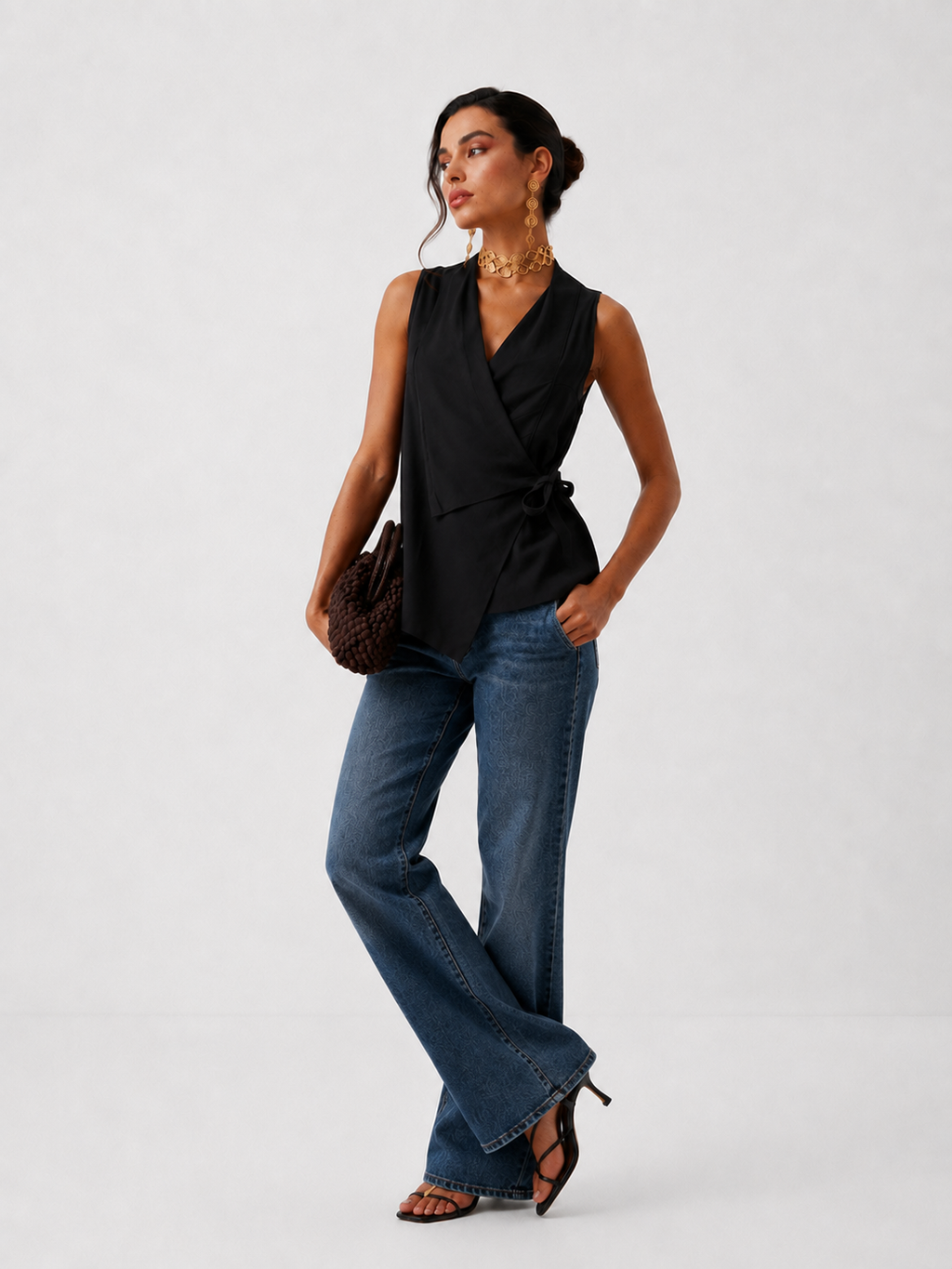 Blusa Cruzada Lino