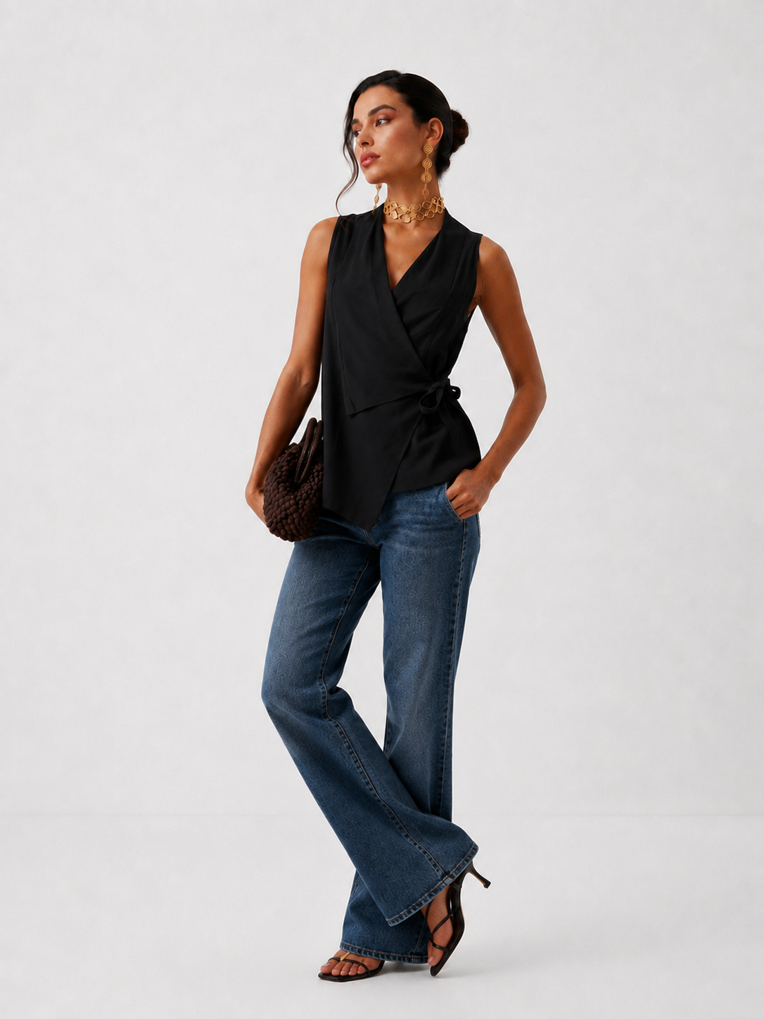 Blusa Cruzada Lino
