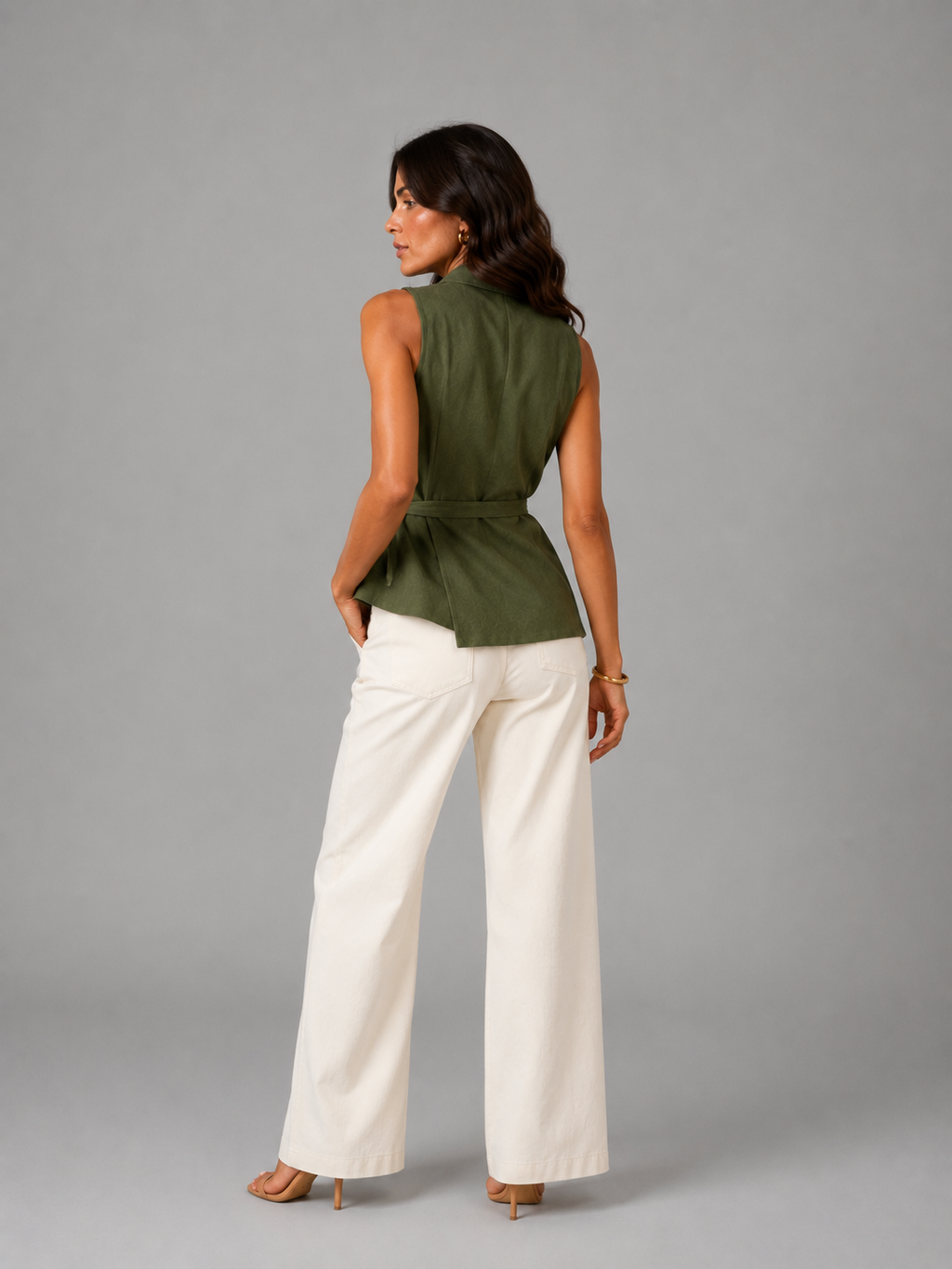 Blusa Cruzada Lino