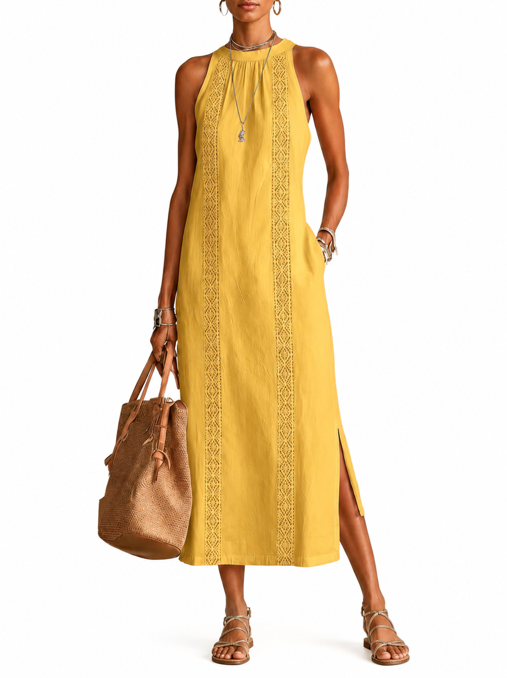 Vestido Lino Mónaco