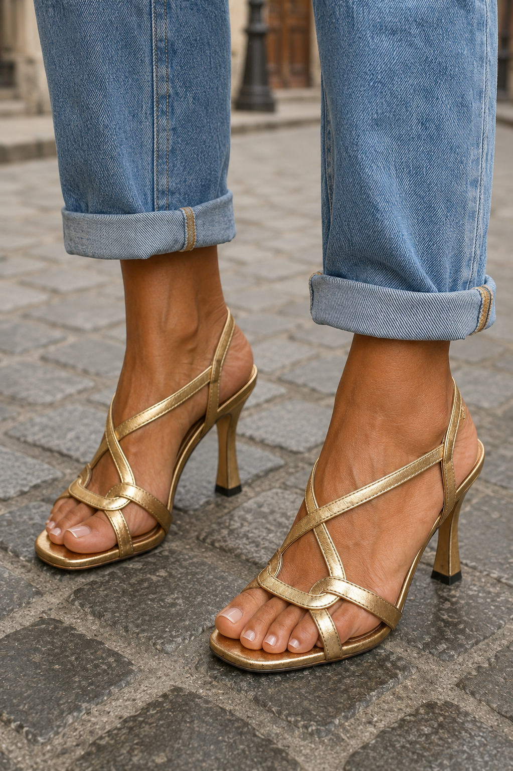 Tacón Strappy Olimpia