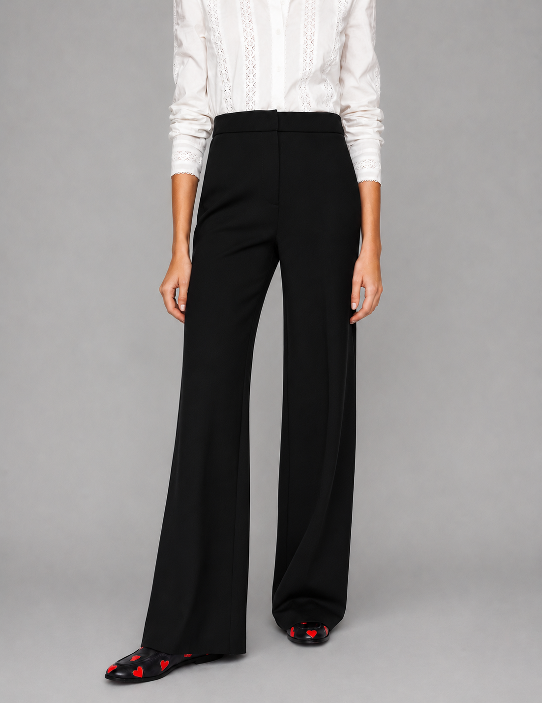 Pantalón Wide Leg Negro