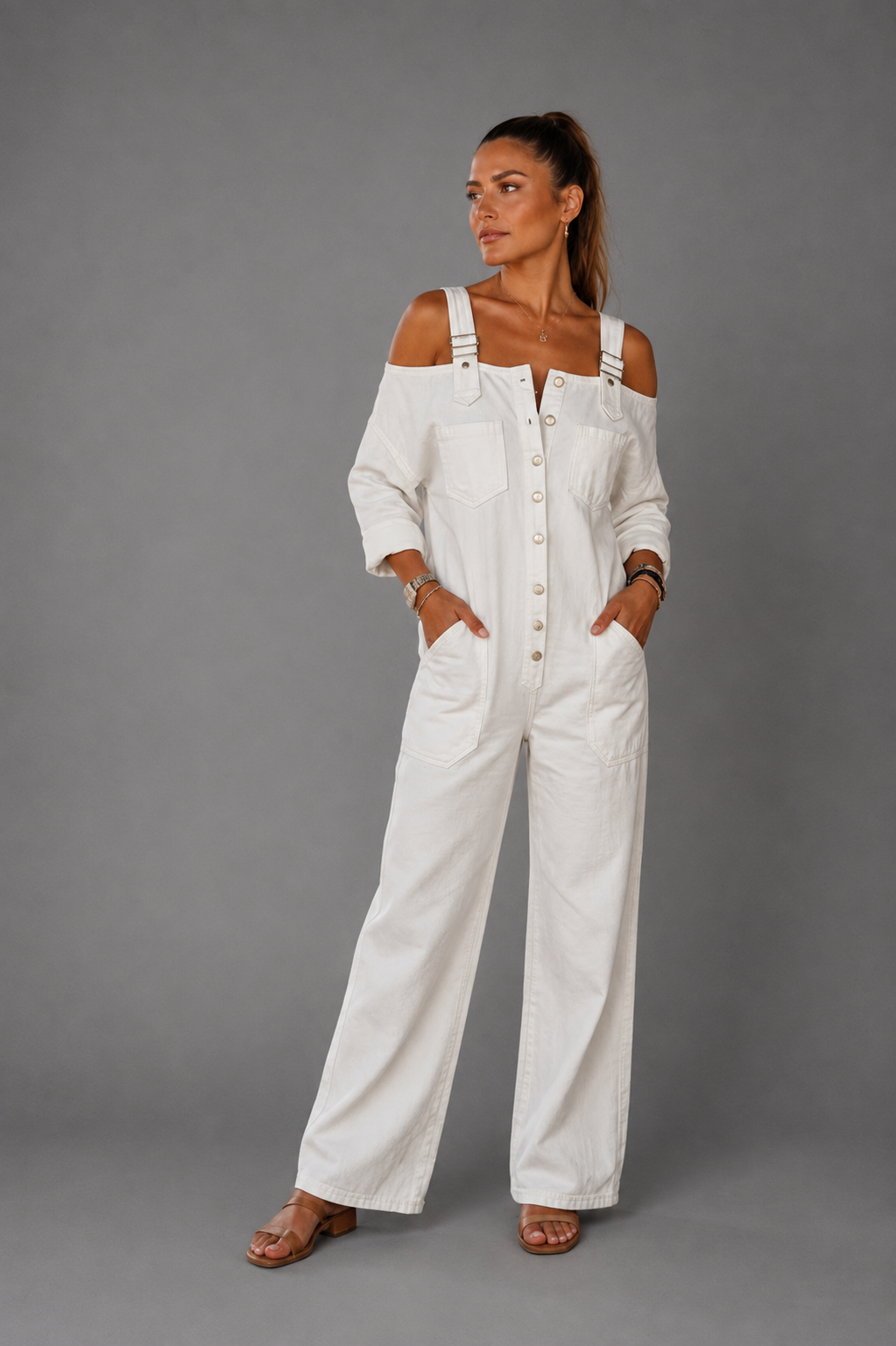 Mono Vaquero Off-Shoulder