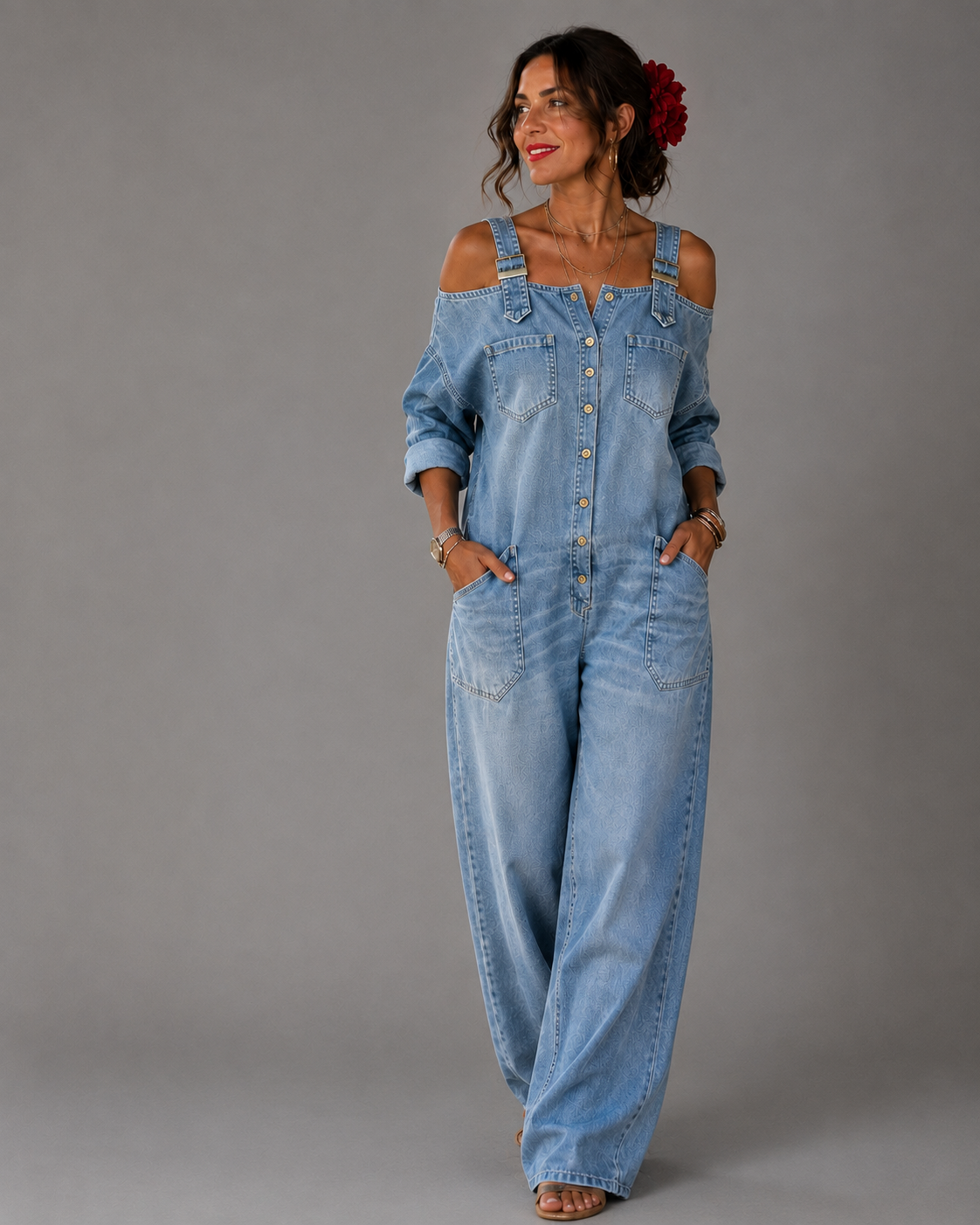 Mono Vaquero Off-Shoulder