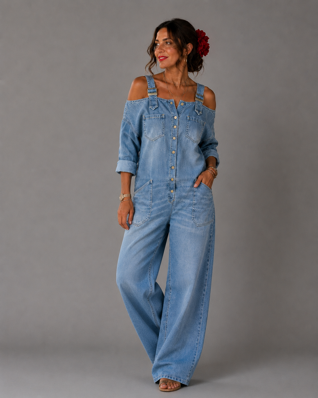 Mono Vaquero Off-Shoulder