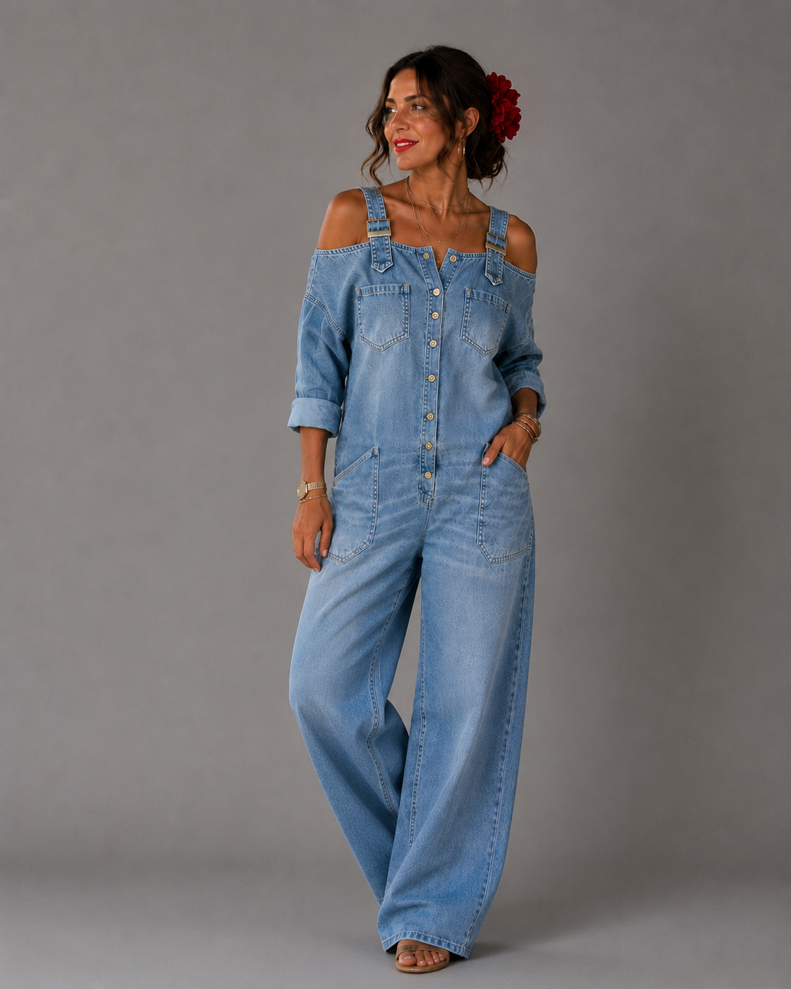 Mono Vaquero Off-Shoulder