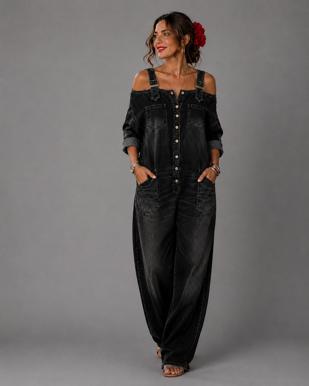 Mono Vaquero Off-Shoulder