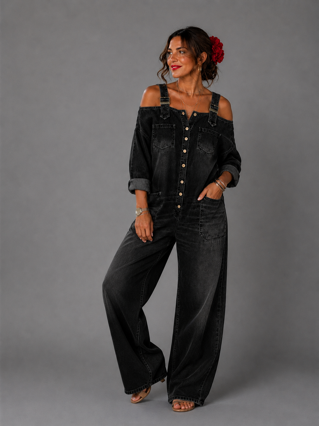 Mono Vaquero Off-Shoulder
