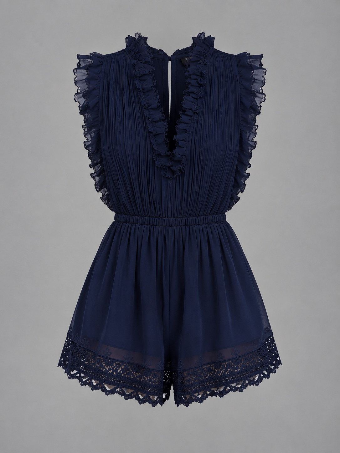 Mono Halter Plisado