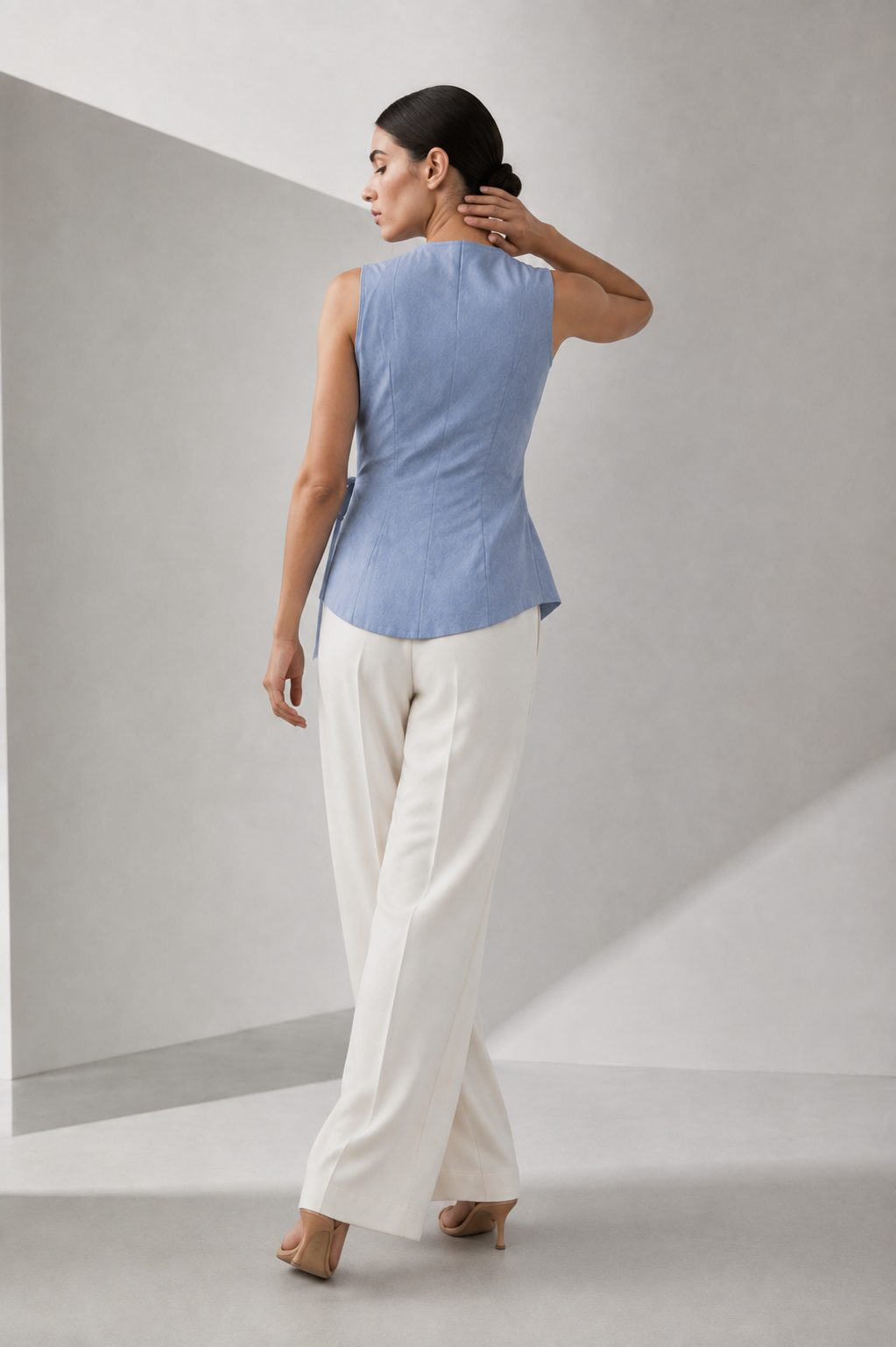 Blusa Cruzada Lino